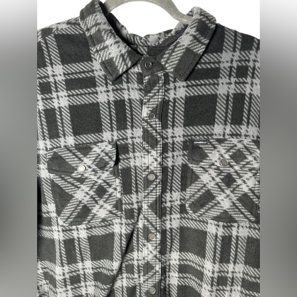 O’Neill Men’s XL Plaid Button-Up Shirt Flannel Style Long Sleeve Standard Fit - Picture 6 of 8
